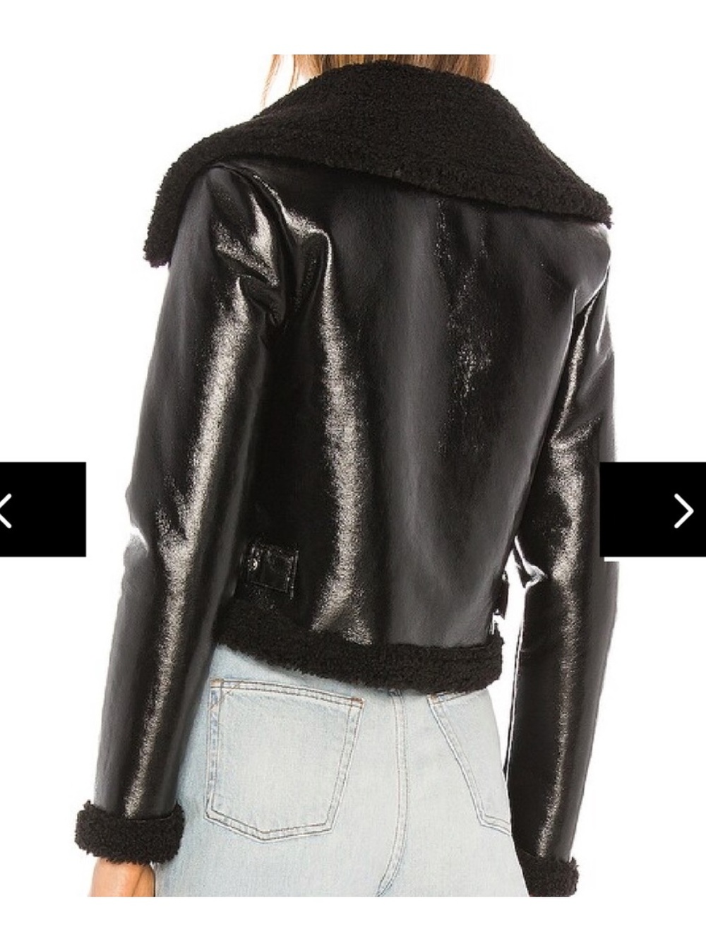 Superdown shearling jacket - Picture 3 of 6